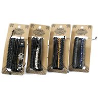 Paquets de Bracelets pour Hommes - Noir (assortis)