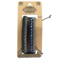 Paquets de Bracelets pour Hommes - Noir (assortis)