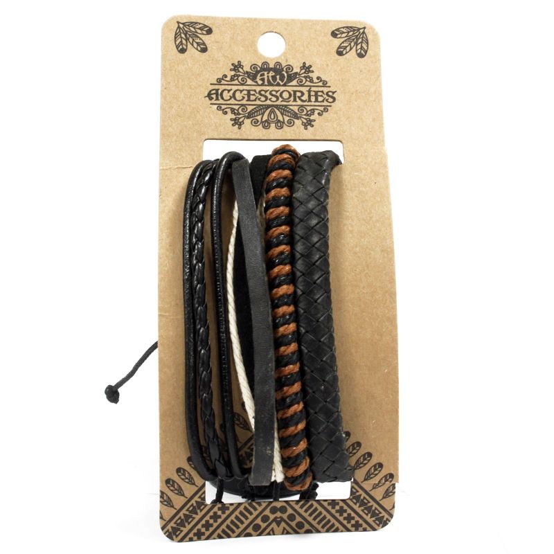 Paquets de Bracelets pour Hommes - Sombre (assortis)