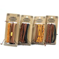 Paquets de Bracelets pour Hommes - Tannés (assortis)