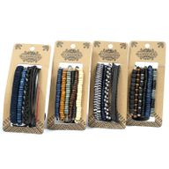 Paquets de Bracelets pour Hommes - Bleu (assortis)