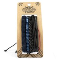 Paquets de Bracelets pour Hommes - Bleu (assortis)
