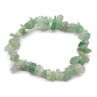 Bracelet en  Éclat de Pierre - Jade Verte