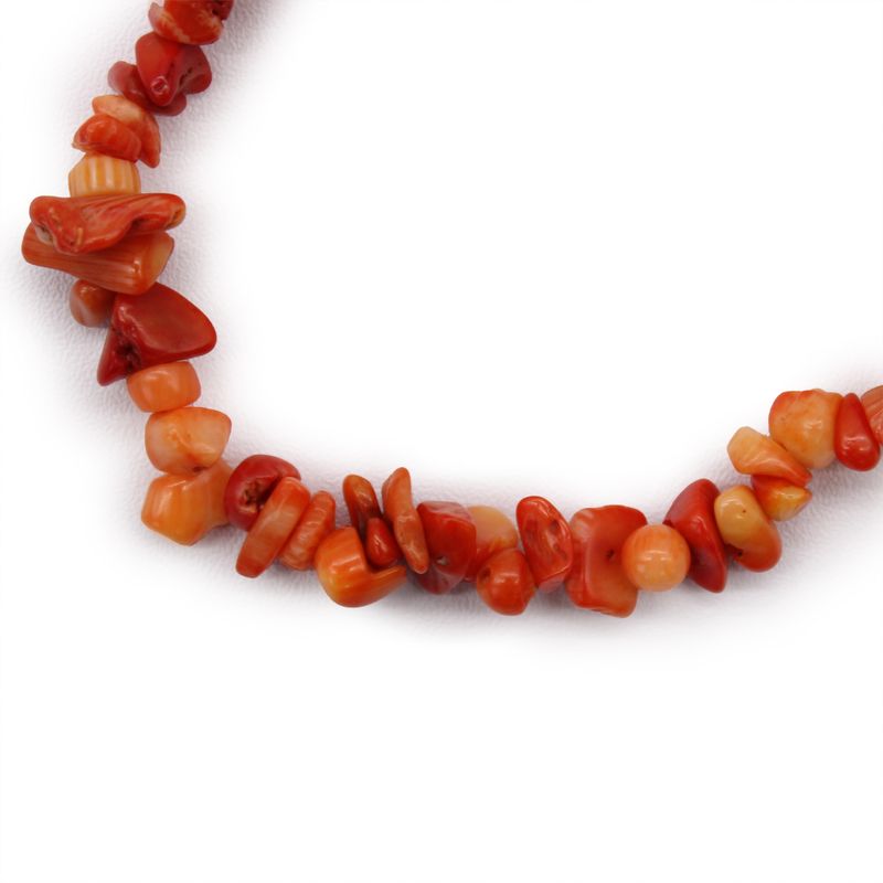 Bracelet en  Éclat de Pierre - Jaspe Orange