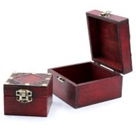 Lot de 2 Boites Carrées Gothiques