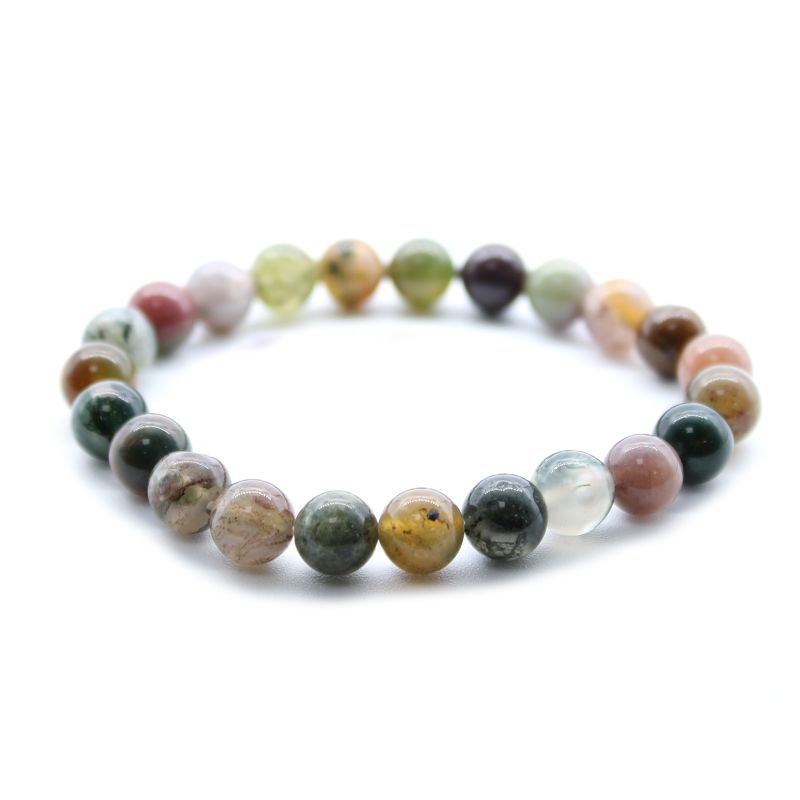 Bracelet de Puissance - Agate Mousse