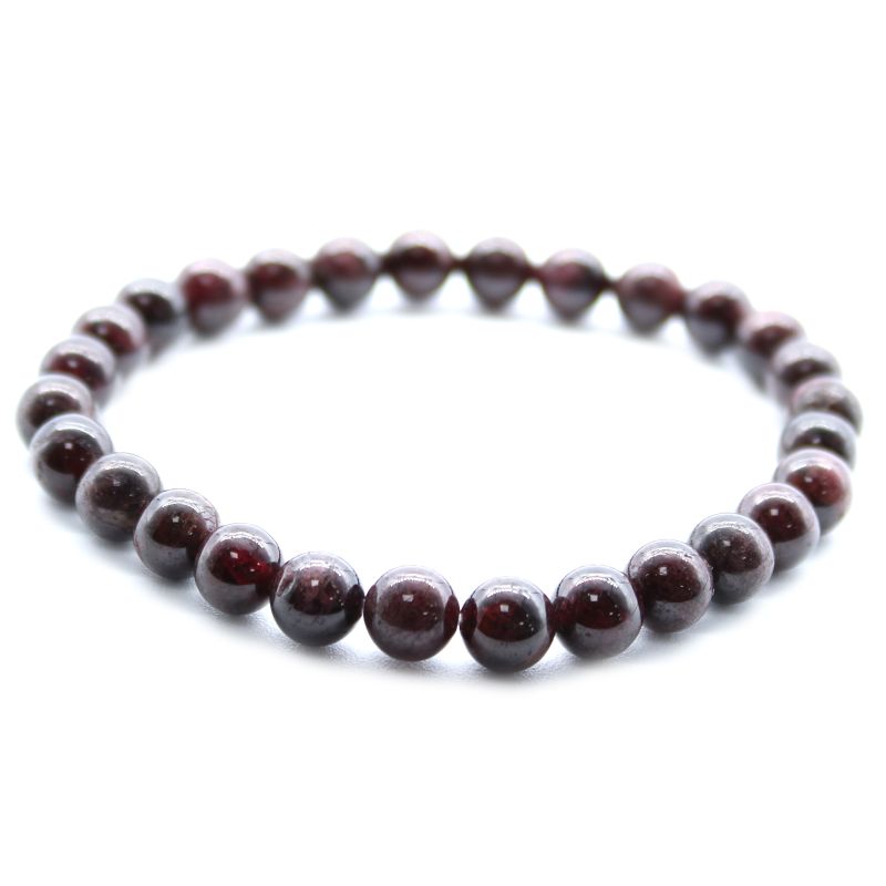 Bracelet de Puissance - Grenat Sanguine