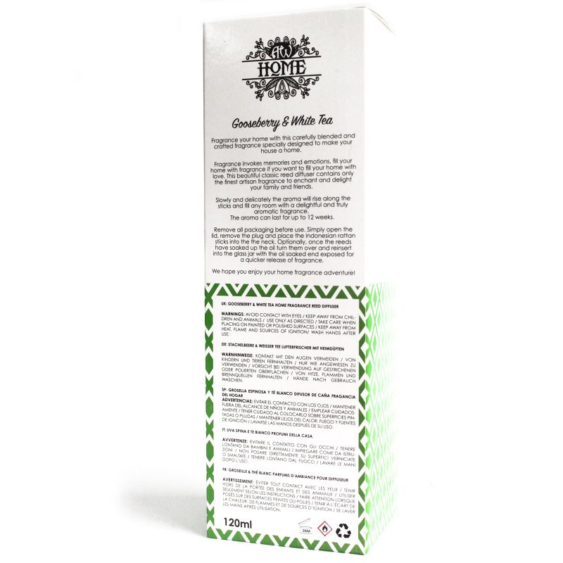 Diffuseur à Rotin - Groseille & Thé blanc 120ml