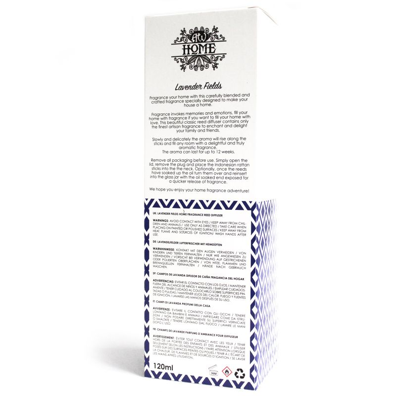 Diffuseur à Rotin – Champs de Lavande 120ml