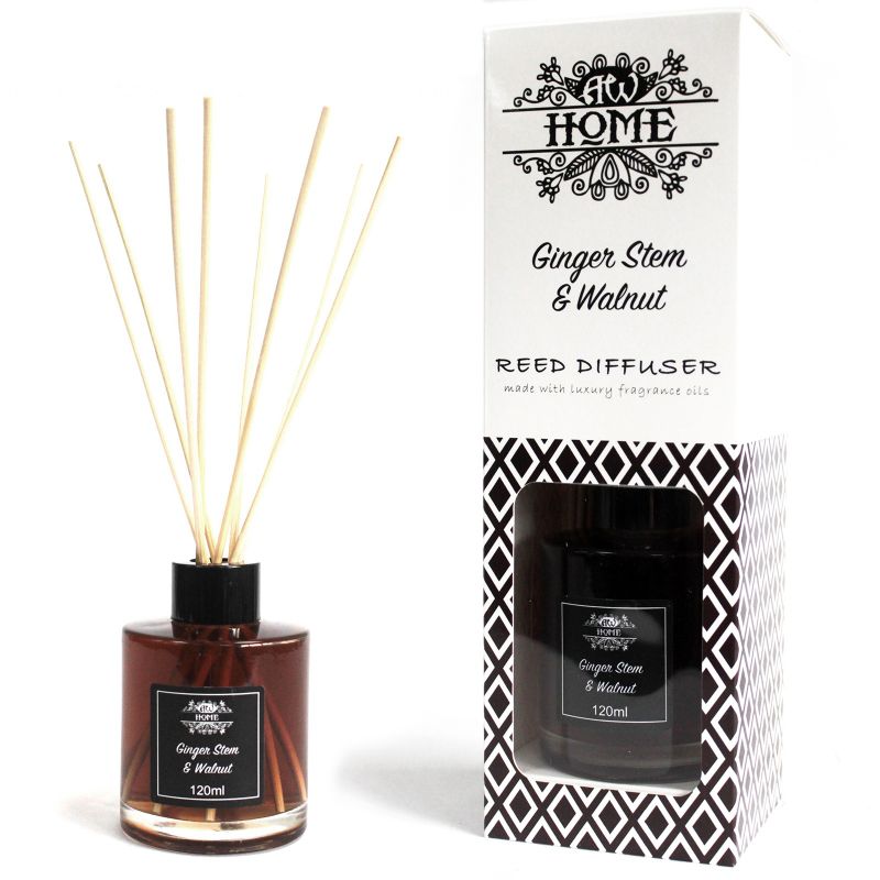 Diffuseur à Rotin – Gingembre et Noix 120ml