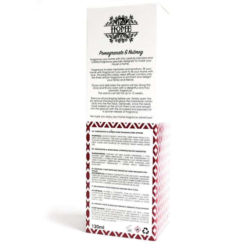 Diffuseur à Rotin – Grenade & Noix de Muscade 120ml