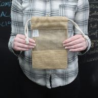 Sacs Jute à fenêtre 25x16cm