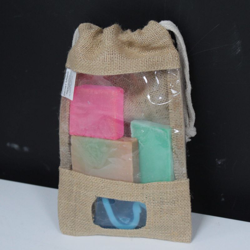 Sacs Jute à fenêtre 25x16cm & poche