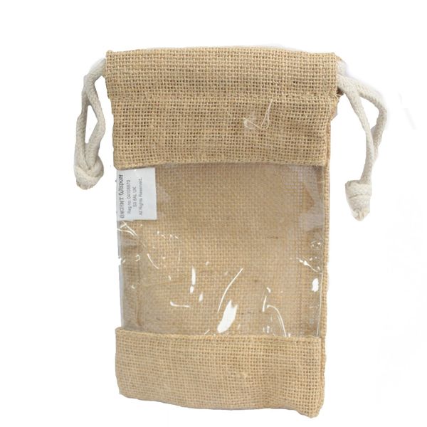 Sacs Jute à fenêtre 20x12cm