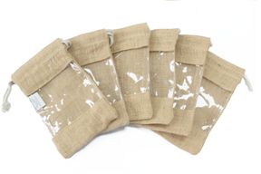 Sacs Jute à fenêtre 20x12cm