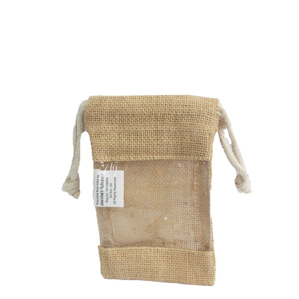 Sacs Jute à fenêtre 16x10cm