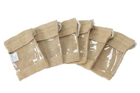 Sacs Jute à fenêtre 16x10cm