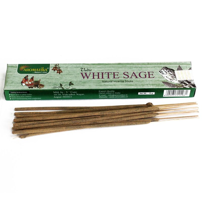 Bâtonnets d'Encens Védique- Sauge Blanche