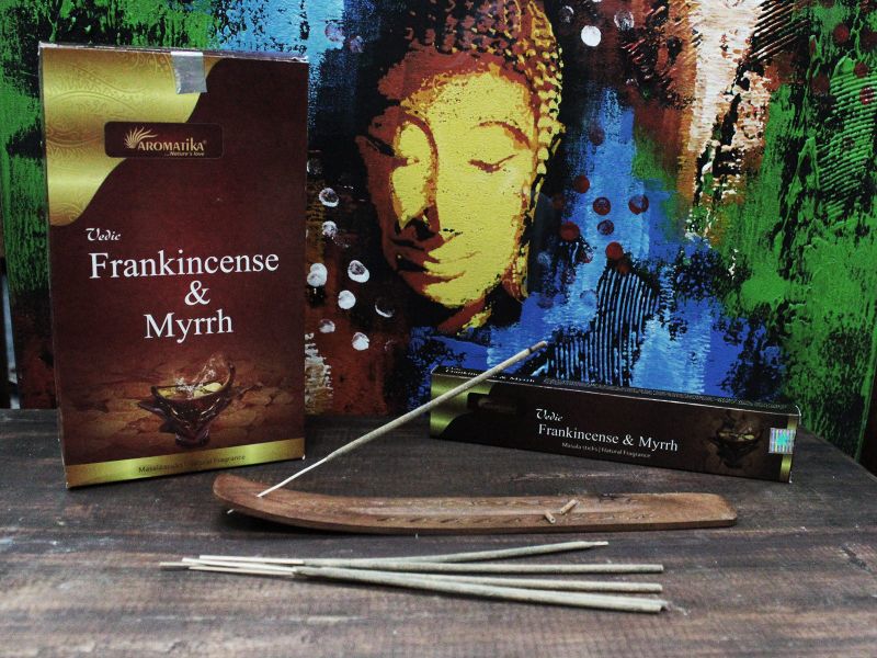 Bâtonnets d'Encens Védique- Encens & Myrrhe