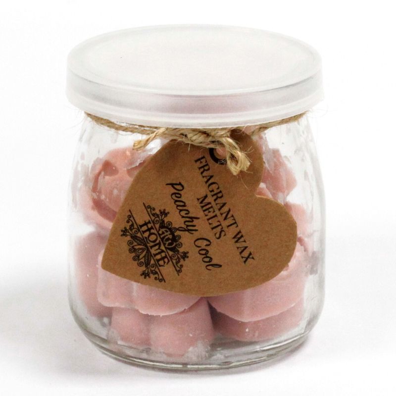 Coeurs Fondants Cire de Soja - Pêche Fraiche