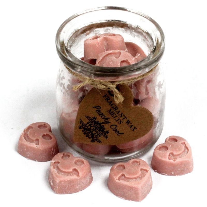 Coeurs Fondants Cire de Soja - Pêche Fraiche