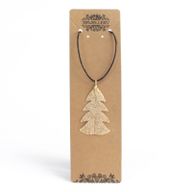 Collier - Sapin des Fêtes Doré