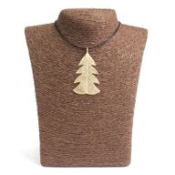 Collier - Sapin des Fêtes Doré