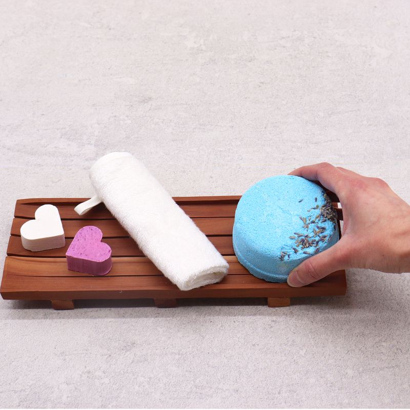 Grand Plateau Acajou Pour Pain de Savon