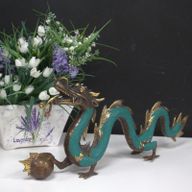 Fengshui - Dragon moye, avec boule - 27cm