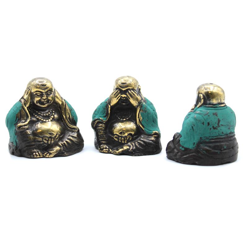 Lot de 3 - See No Evil etc - Bouddha