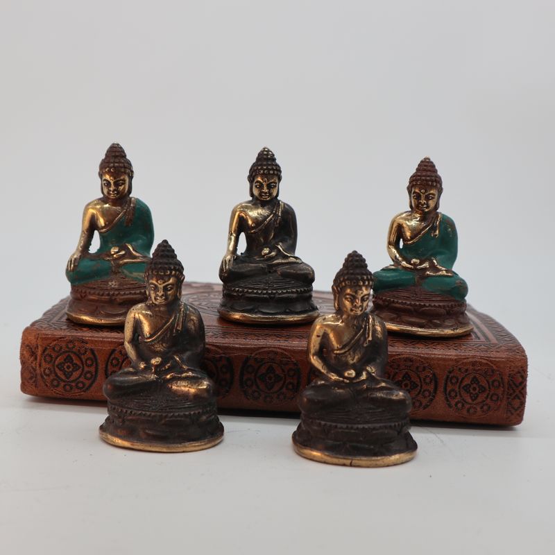 Mini Bouddha assis en méditation