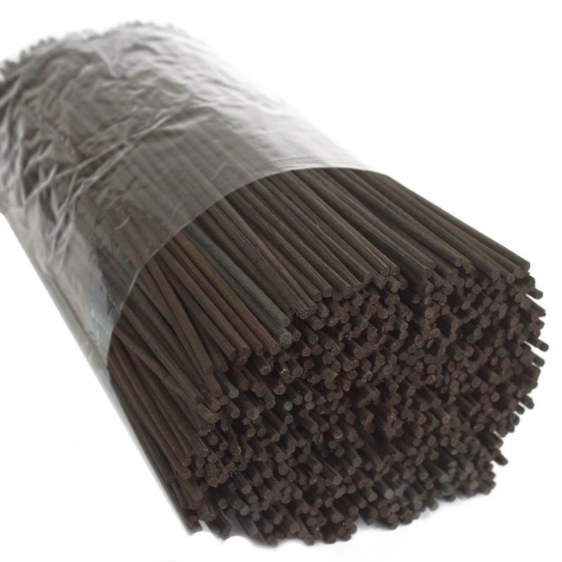 Tiges de Rotin Noires 500g - 25cm x 3mm