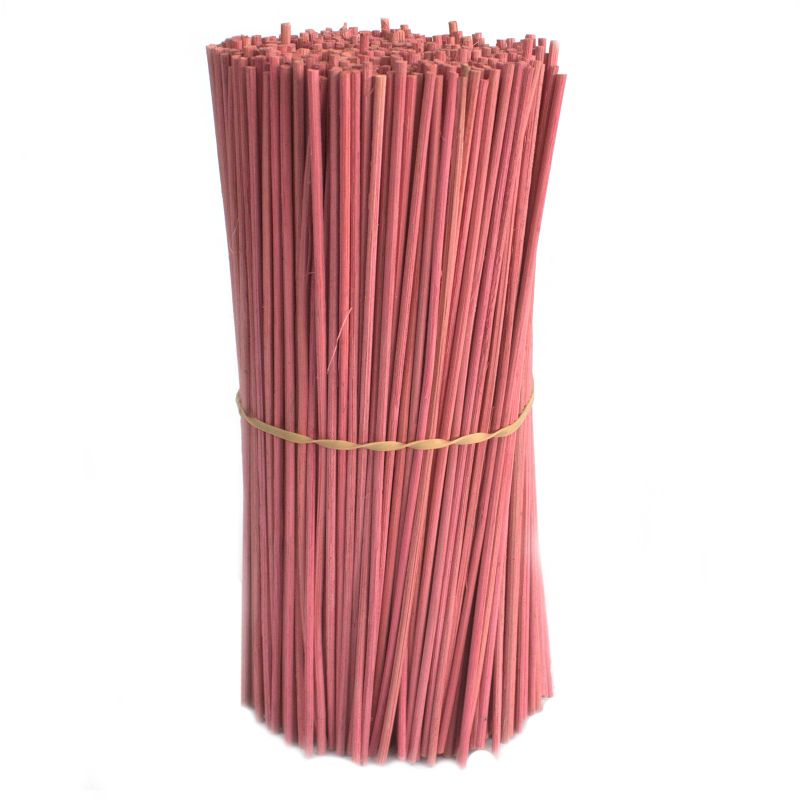 Tiges de Rotin Fuschia environ 400/500g - 25cm x 3mm