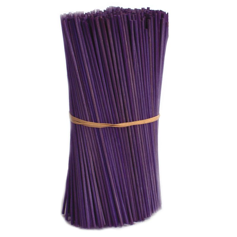 Tiges de Rotin Violettes environ 400/500g - 25cm x 3mm