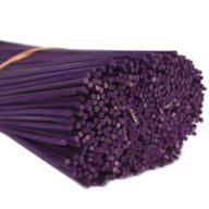Tiges de Rotin Violettes environ 400/500g - 25cm x 3mm