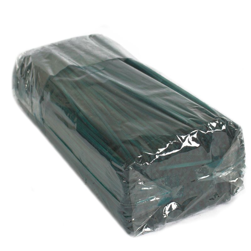 Tiges de Rotin Vertes environ 400/500g - 25cm x 3mm