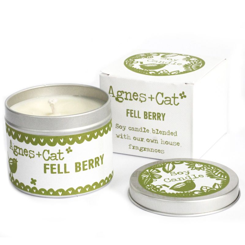 Coffret Cadeau Bougies en Cire de Soja de 200 gr - Fell Berry