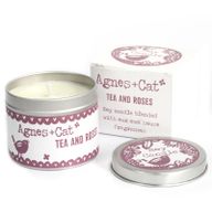Coffret Cadeau Bougies en Cire de Soja de 200 gr - Thé et roses