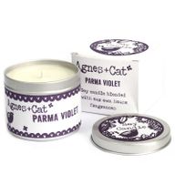 Coffret Cadeau Bougies en Cire de Soja de 200 gr  - Violet de Parme