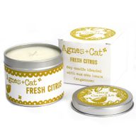 Coffret Cadeau Bougies en Cire de Soja de 200 gr  - Agrumes
