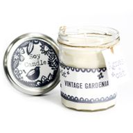 Bougie en Pot de Confiture à la Cire de Soja 220gr - Vintage Gardenia