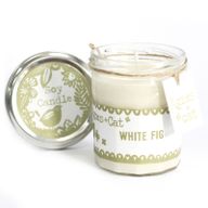 Bougie en Pot de Confiture à la Cire de Soja 220gr - Figue blanche