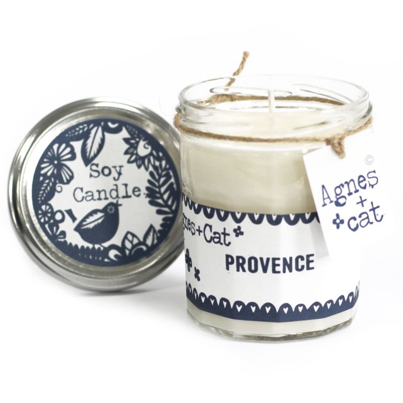 Bougie en Pot de Confiture à la Cire de Soja 220gr - Provence