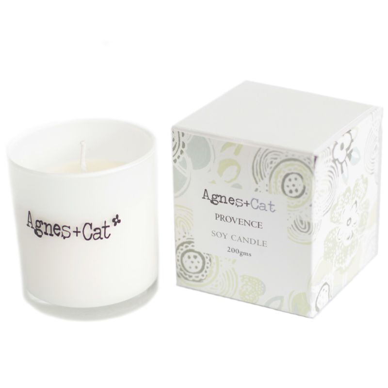 Coffret Cadeau Bougie Votive en Cire de Soja 200 gr - Provence