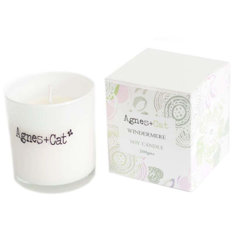 Coffret Cadeau Bougie Votive en Cire de Soja 200 gr - Windermere
