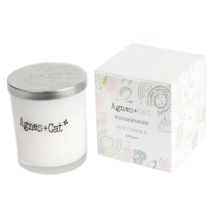 Coffret Cadeau Bougie Votive en Cire de Soja 200 gr - Windermere