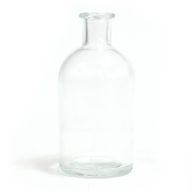 250 mL Bouteilles Diffuseur Antique Ronde - Transparente (bouchons vendus séparément)