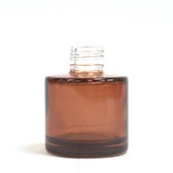 50 mL Bouteille Diffuseur Ronde - Ambrée (bouchons vendus séparément)