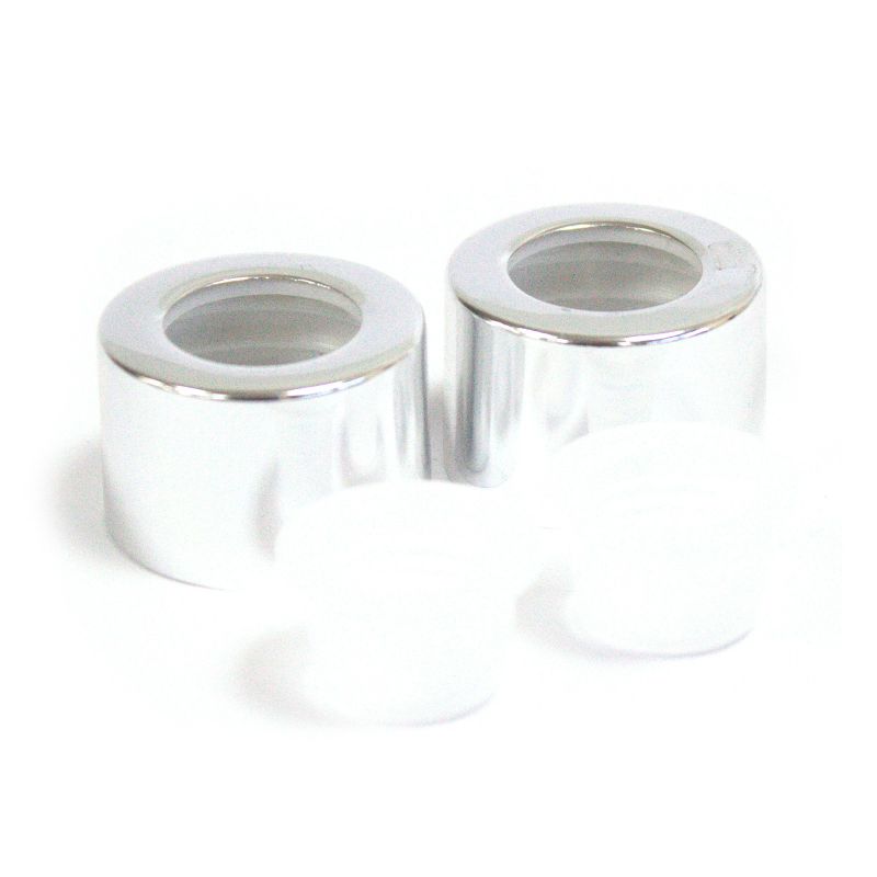 Bouchon à Vis Argent pour Bouteille – Filetage Interne 22 mm, joint intérieur 12 mm