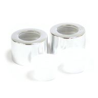 Bouchon à Vis Argent pour Bouteille – Filetage Interne 22 mm, joint intérieur 12 mm